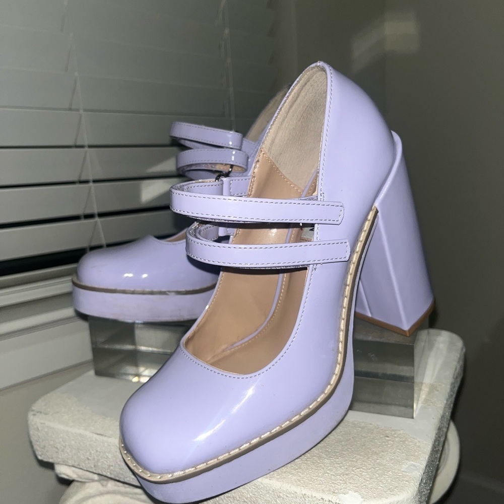 Steve Madden Purple Heels Elegant Design